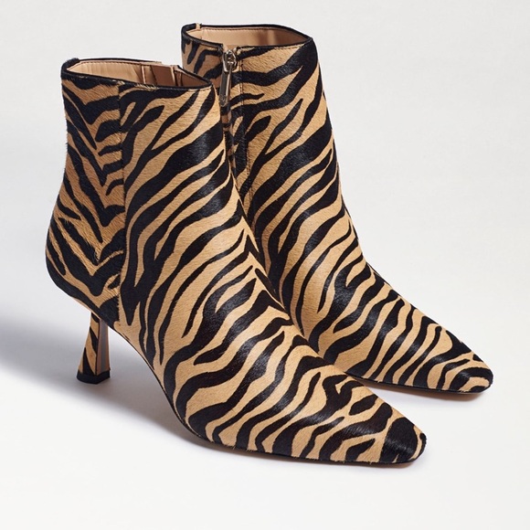 Sam Edelman Shoes - Sam Edelman Samantha Animal Print Ankle Booties Size 7.5 NWT